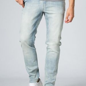 DUER PERFORMANCE DENIM SLIM JEANS VINTAGE TINT W33